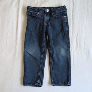 true religion soft & stretchy straight leg denim jeans 3T toddler unisex